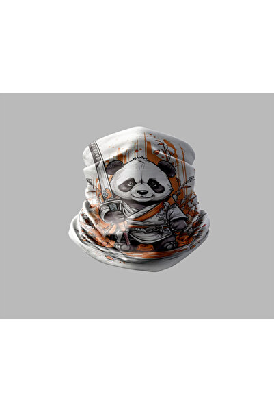 Buffalo قناع برتقالي خارجي للجنسين - باندانا طوق للرقبة بتصميم حيوانات