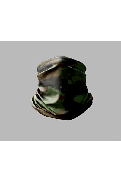 Buffalo قناع برتقالي مموه للاستخدام الخارجي للجنسين - باندانا طوق الرقبة