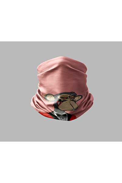 Buffalo قناع برتقالي خارجي للجنسين - باندانا طوق للرقبة بتصميم حيوانات