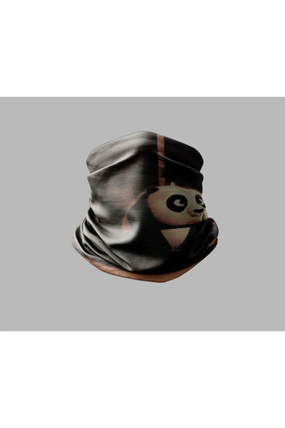 Buffalo قناع برتقالي خارجي للجنسين - باندانا طوق للرقبة بتصميم حيوانات