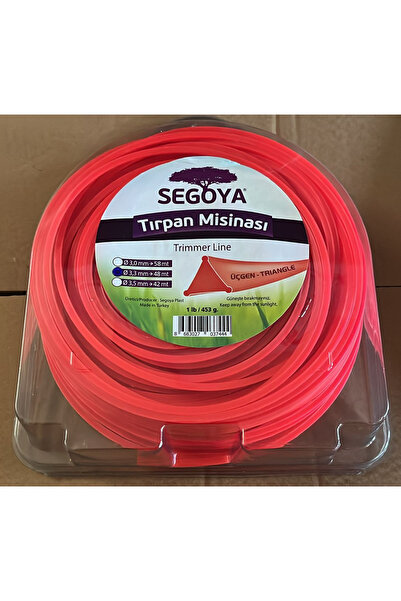 SEGOYA Tırpan Misinası Üçgen 3,3mm 48mt.
