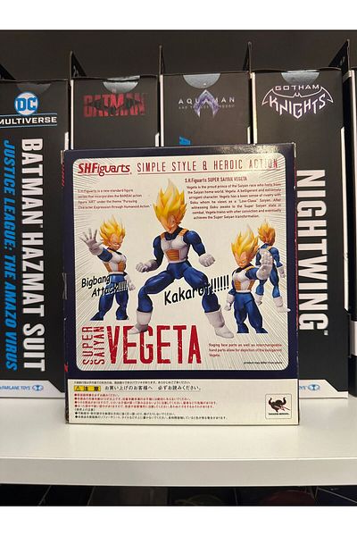 BANDAI مجسم شخصية S.H.Figuarts Dragon Ball shf Super Saiyan Vegeta