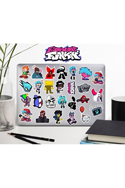 BENİMSER REKLAM Friday Night Funkin' Defter Suluk Laptop Notebook Tablet Tele...