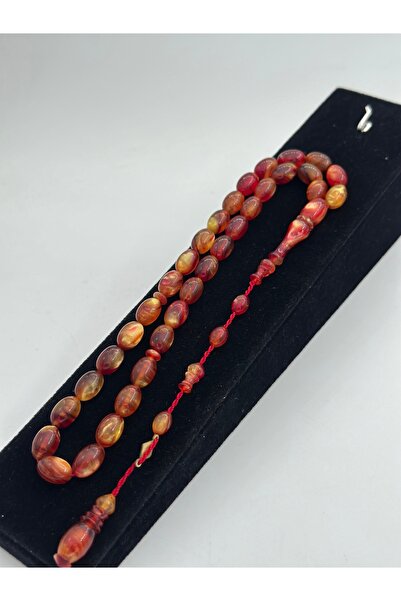 Sıkma Kehribar Master Work Moire Premium Series Amber Prayer Beads Signed Series