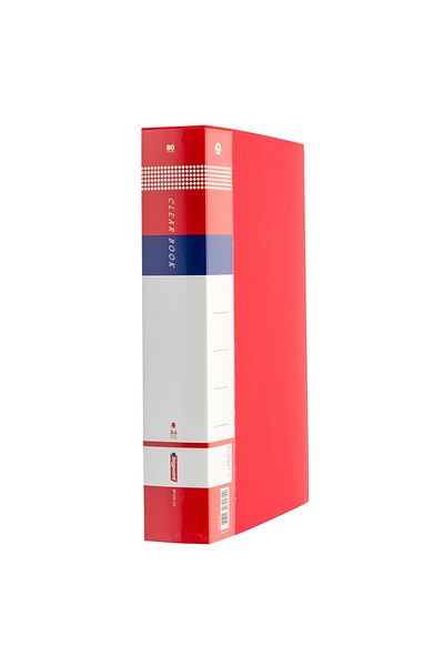 Bigpoint ملف عرض 80 قطعة أحمر × 2 عبوة