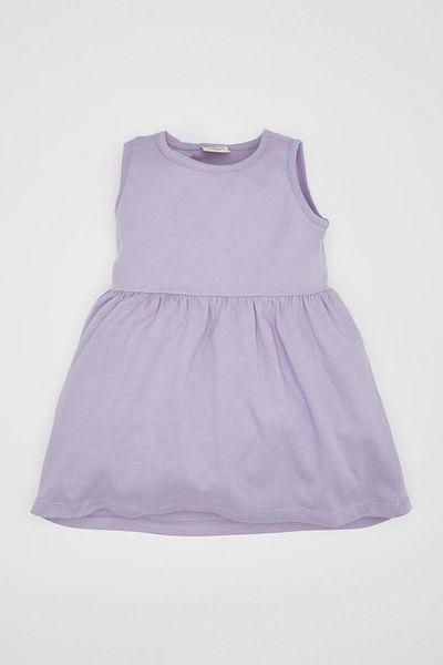 DeFacto Baby Girl Patterned Sleeveless 2-Piece Dress C0071a524sm