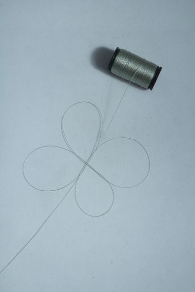 Eskişehir hobi sanat 0,2 mm 30 μέτρα κορδόνι Tasbih Çağla Πράσινο Χρώμα