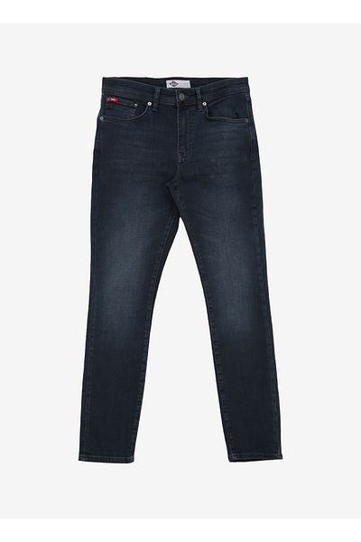 Lee Cooper Ανδρικό τζιν παντελόνι κανονικής μέσης Skinny Fit 242 LCM121055 JEFF DEVON SMB BLACK