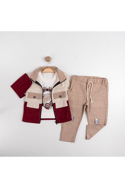 Mejoy BOY'S SET LINEN 3 PIECES