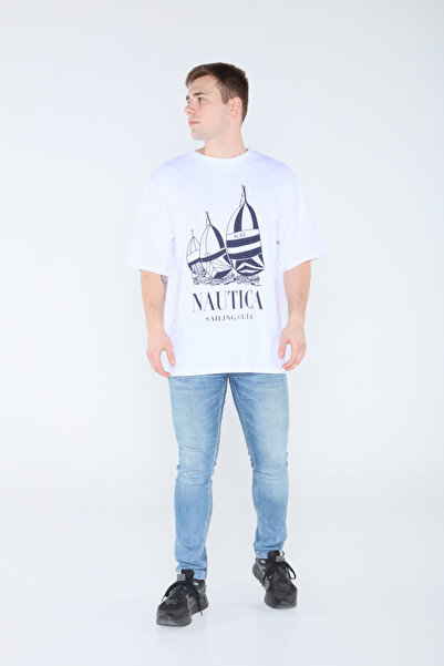 Nautica Men's White T-Shirt N1I00968