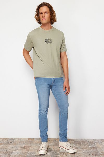 Trendyol Collection Blue Skinny Fit Slim Fit Stretchy Fabric Jeans Jeans Tmnss24Je00016