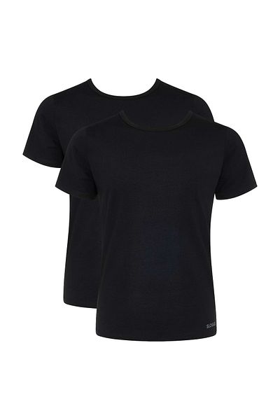 SLOGGI Herren T-Shirt, 2er Pack - GO ABC 2.0 O-Neck 2P, Rundhals, Unterhemd