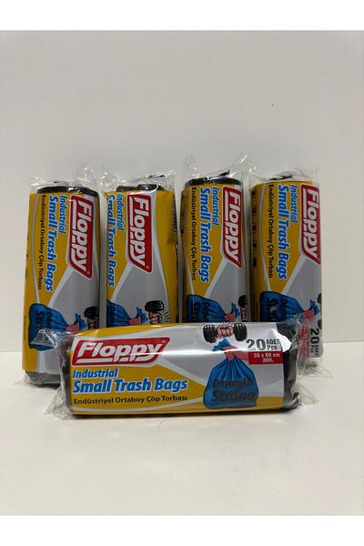Floppy Industrial MEDIUM SIZE 55*60 CM 5-PIECE TRASH BAG