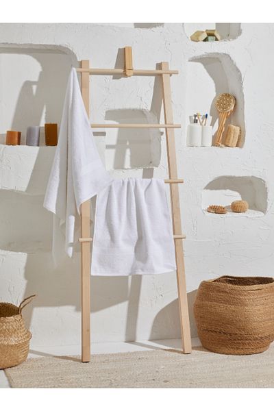 Homelover 100% βαμβακερό σετ 4 2 πετσέτες χεριών και 2 πετσέτες μπάνιου - 2 τεμάχια 70x130 2 τεμάχια 50x80