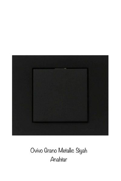 OVİVO Ovivo Grano Black Single Key with Frame