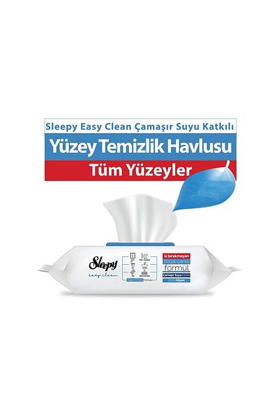 Sleepy Easy Clean Surface Cleaning Towels 100 Pieces X3