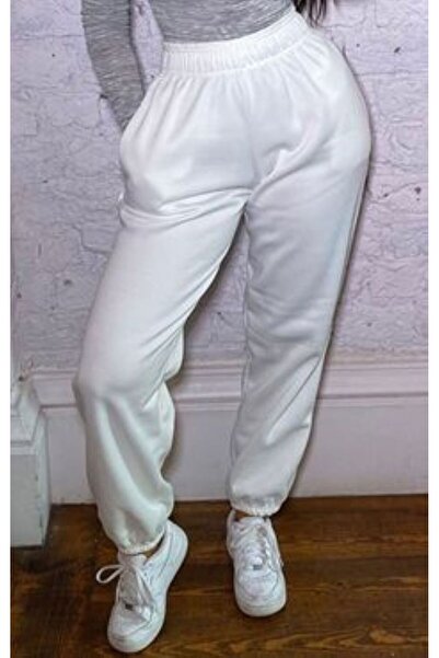 THE WHITE Unisex Λαστιχένιο μαύρο πάτο αθλητικής φόρμας