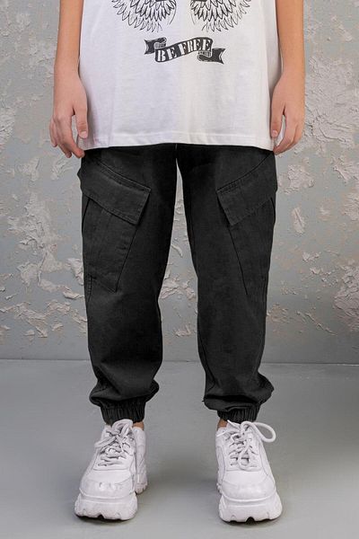 Dmb Cargo Boy's Trousers with Side Pockets