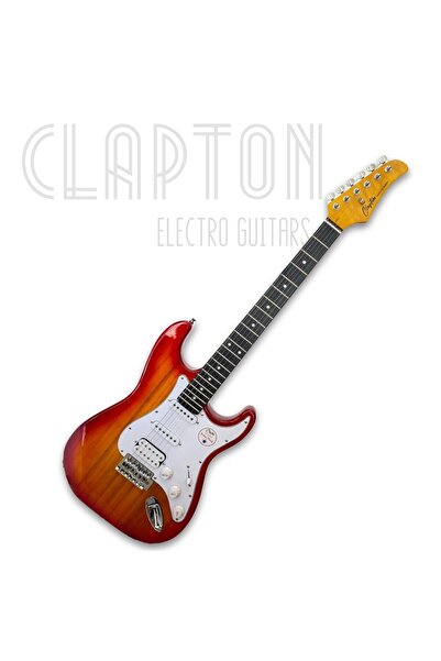 Clapton Str-10 Sb Elektro Gitar