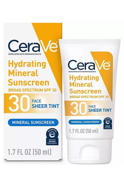 CeraVe Spf30 Sheer Tint Moisturizing Facial Sunscreen - 50ml