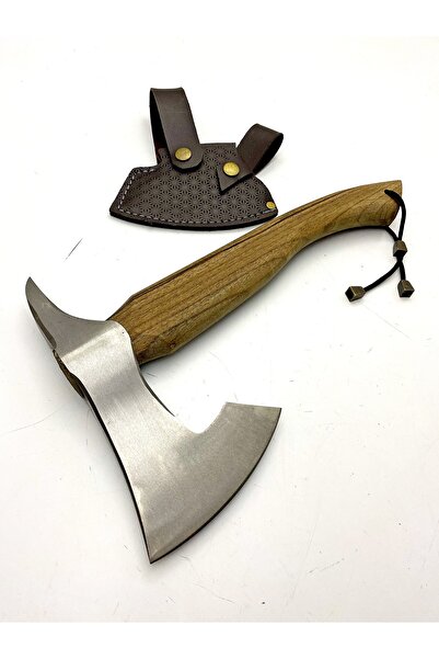 göcen Özel Yapım Karaağaç Saplı Balta  Kişiselleştirilebilir Hediye Orman Baltası