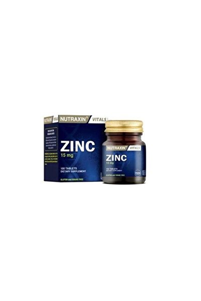 Nutraxin NUTRAXİN Zinc - Çinko Takviyesi 15 Mg 100 Tablet