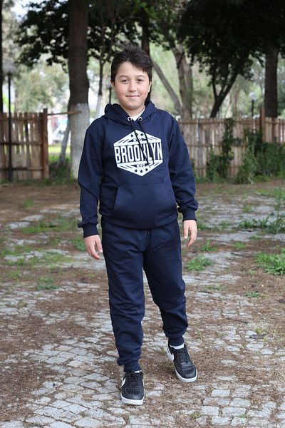 cm buseyiz Σετ φόρμας Brooklyn Printed Kangaroo Pocket και Hoodie