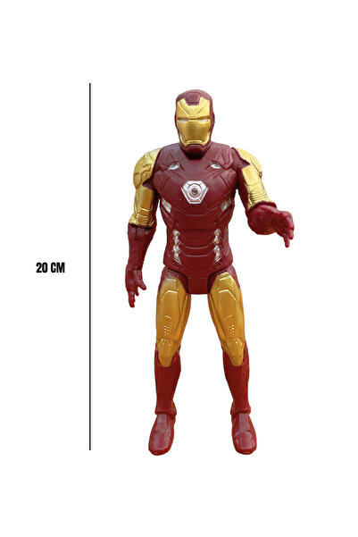 MASEN TOYS Iron Man Demir Adam Avengers Karakteri 20 Cm Eklemleri Hareketli I...