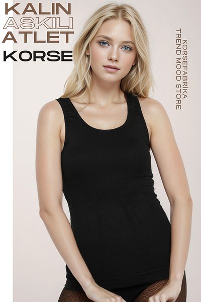 korsefabrika trend mood store THICK STRAP GATTERING SLIMMING WOMEN'S ATHLETE CORSET