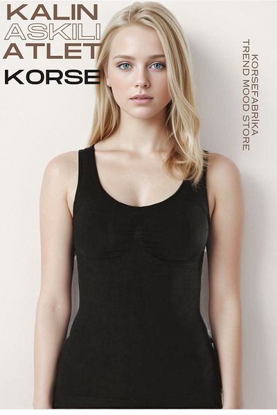 korsefabrika trend mood store THICK STRAP GATTERING SLIMMING WOMEN'S ATHLETE CORSET