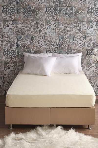 Miabella Home Gold Luxury Single Elastic Combed Cotton Sheet 13745