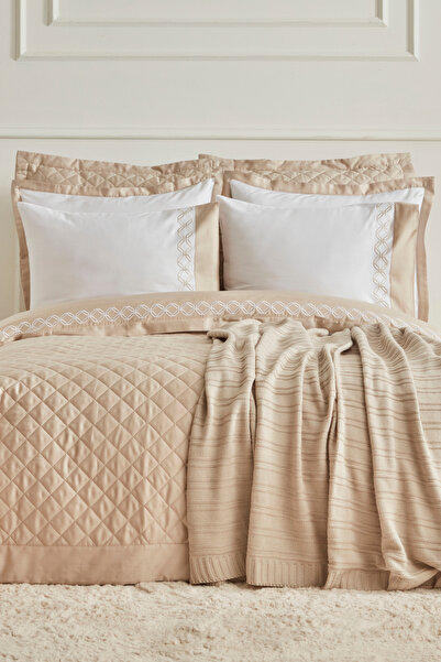 Karaca Home Bride Coll Nicole 10 Parça Çeyiz Seti Bej