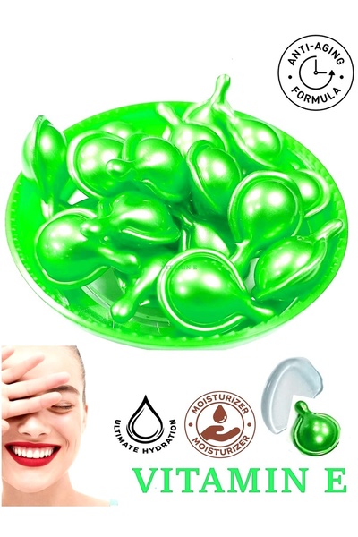 xolo Cilt Bakım Kapsülü Avokado Özlü 40 Adet Yüz Serumu Tüm Cilt Tipleri İçin...