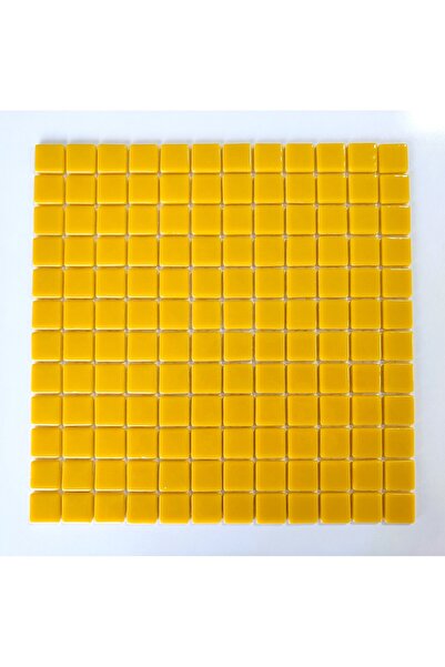 MozaiKristaL Yaşam alanlarının tüm yüzeyleri için 25x25x5 mm Sarı Cam Mozaik ...