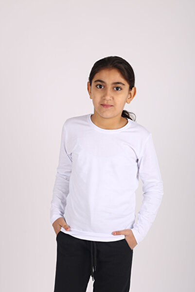 Çiggo Kids 2-Piece (Black-White) Unisex (girl-boy) Plain Cotton Basic Long Sleeve Bodysuit