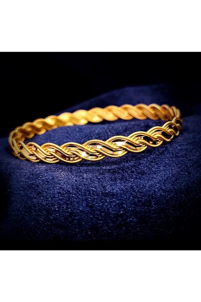SEVİM GOLD 22 Ayar 20 Gram Yatırımlık İnci Burma Bilezik İşçiliksiz