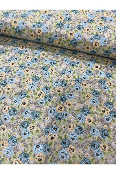 Nesli Ev Ürünleri Poplin En 170 Cm Daisy Star