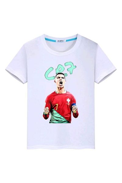 MAGORS Style-X CRISTIANO RONALDO TIŠTĚNÉ CYKLISTICKÉ TRIČKO PRO KLUKY A MLÁDEŽ