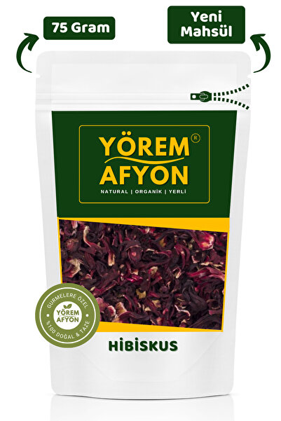 Gülçehre Yörem Afyon Yumuşak Aromalı Şifa Deposu Hibiskus, Hatmi Çiçeği Nar Gülü {hibiscus Sabdariffa} | 75gr