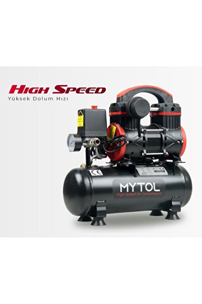 MYTOL Myk0061 6 Lt Sessiz Yüksek Hızlı Hava Kompresörü