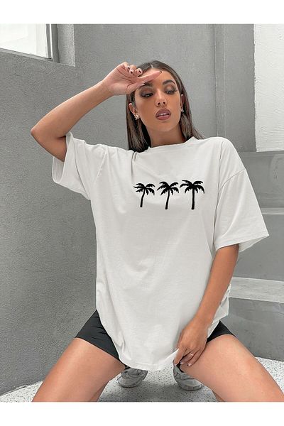 BENROMA 1 προϊόν είναι δώρο για αγορές 6 και άνω Unisex Palm Printed Tshirt