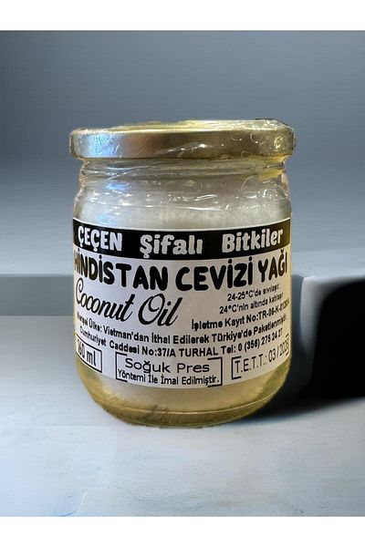Çeçen Baharat Coconut Oil (Solid) 160 Ml