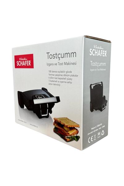 Schafer Tost Makinesi Tostçumm 1500w Siyah