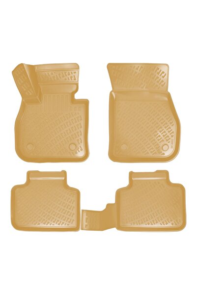 Rizline Bmw X1 2019 Araca Özel Tasarım 3D Havuzlu Bej Paspas