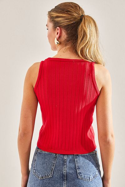 Bianco Lucci Strickwaren Damen-Sommerbluse - 20246059