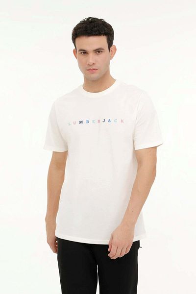 Loft Lumberjack ml Mesus 11Urbng2022 4Fx Ecru XXL T-Shirt