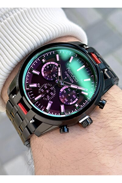 Ferrucci Function FCF.03285FM.02 Çelik Kordon Erkek Kol Saati