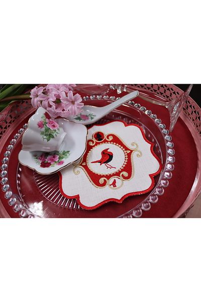 vipceyiz Pip Studio Love Birds Presentation Napkin (3pcs)
