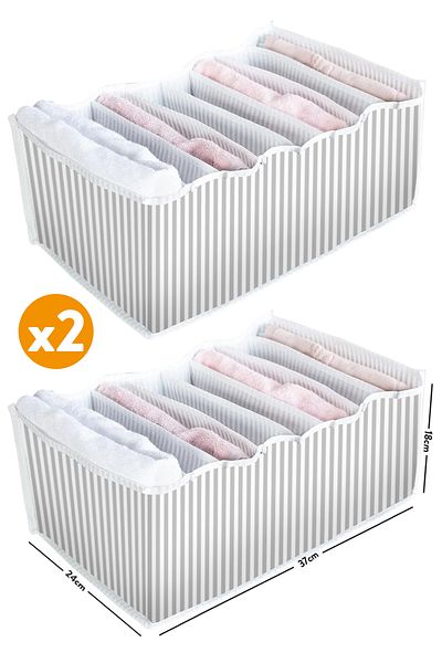 ESTİ 2 Accordion Organizer - 8 Compartment Drawer, Large 24X37X18