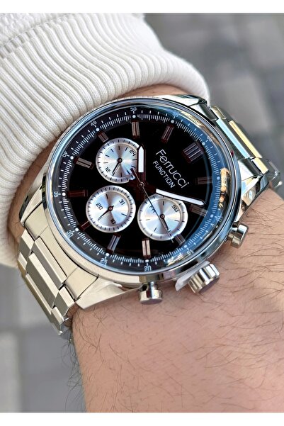 Ferrucci Function FCF.03299FM.01 Çelik Kordon Erkek Kol Saati